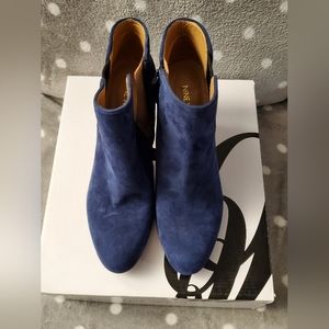 Nine West Blue Suede 3/4 boots
